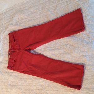 Women's cropped jeans pants pilcro Anthropologie size 31
